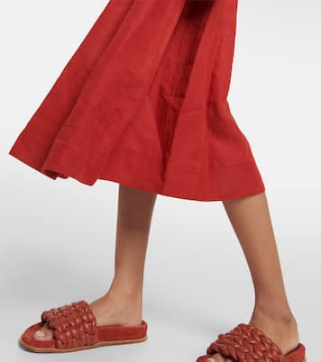 Midikleid aus Leinen | Chloé