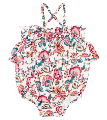 Baby - Tutina Kumal in cotone con stampa | Louise Misha