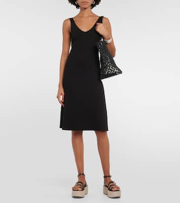 Ribbed scoop-neck midi dress | Vince
