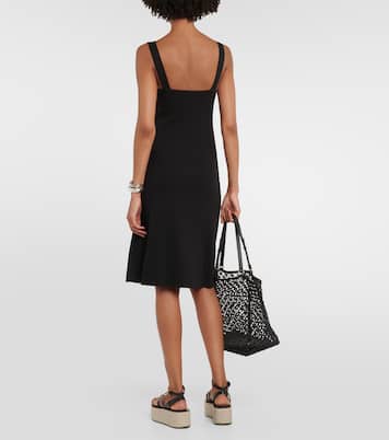 Ribbed scoop-neck midi dress | Vince