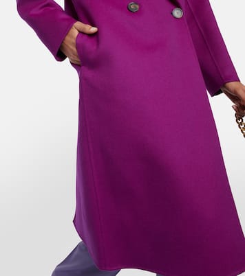 Abrigo cruzado de lana oversized | Stella McCartney