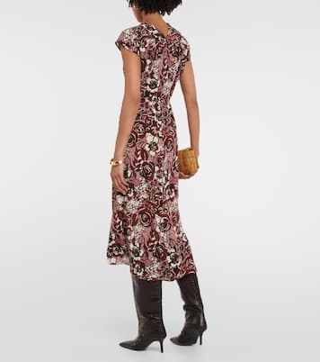 Bedrucktes Midikleid Affetto aus Seide | 'S Max Mara