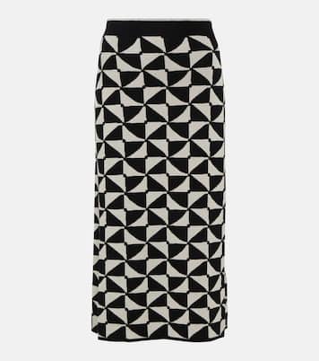 Enza high-rise wool midi skirt | 'S Max Mara