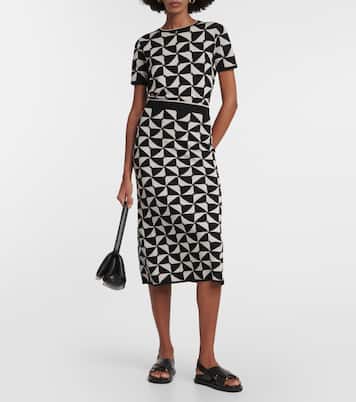 Enza high-rise wool midi skirt | 'S Max Mara