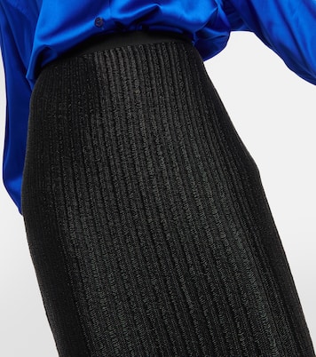 Mid-rise cotton-blend maxi skirt | Tom Ford