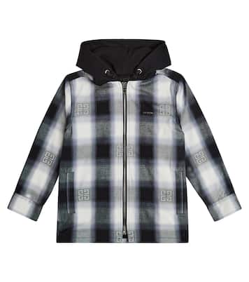 Giacca in cotone 4G a quadri | Givenchy Kids