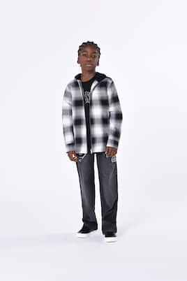 Giacca in cotone 4G a quadri | Givenchy Kids