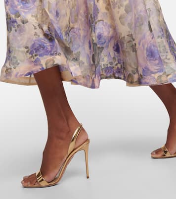 Abito midi Lyrical in lino e seta | Zimmermann