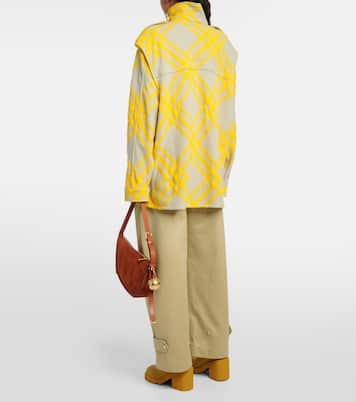 Giacca in misto lana a quadri | Burberry