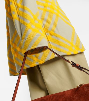 Giacca in misto lana a quadri | Burberry