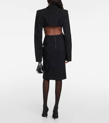 High-rise pencil skirt | Mugler