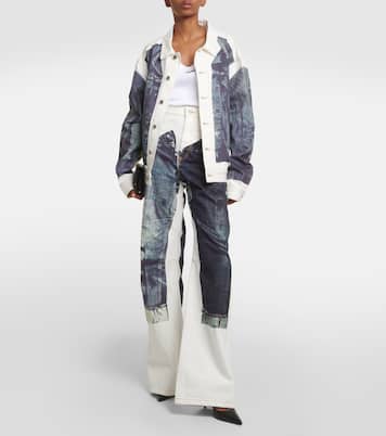 Tattoo denim jacket | Jean Paul Gaultier