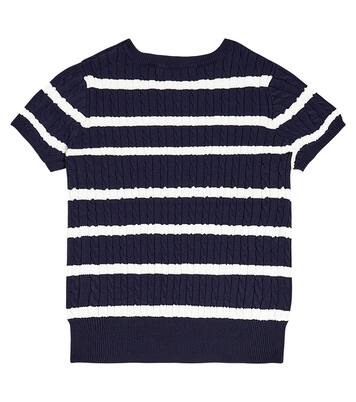 Top in maglia di cotone a righe | Polo Ralph Lauren Kids
