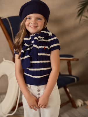 Top in maglia di cotone a righe | Polo Ralph Lauren Kids