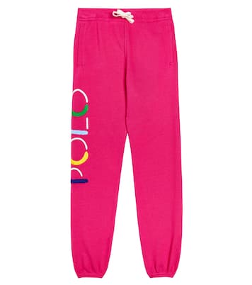 Pantalones de mezcla de algodón con logo | Polo Ralph Lauren Kids