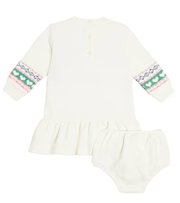 Baby cotton-blend dress and bloomers set | Polo Ralph Lauren Kids