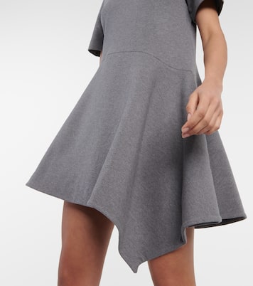 Asymmetric knitted minidress | JW Anderson