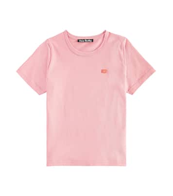 T-shirt Nash Face in jersey di cotone | Acne Studios Kids