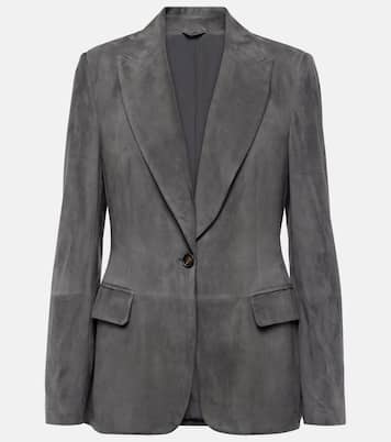 Blazer en daim | Brunello Cucinelli
