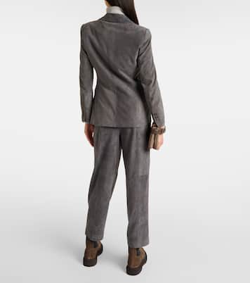 Blazer en daim | Brunello Cucinelli