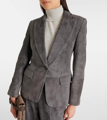 Blazer en daim | Brunello Cucinelli