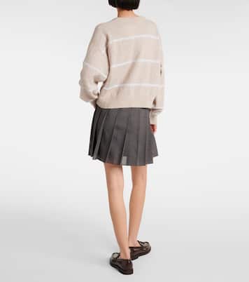 Pull en alpaga et coton mélangés | Brunello Cucinelli