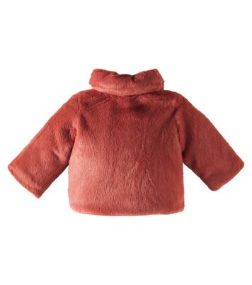 Baby Mantel Douceur aus Faux Fur | Bonpoint