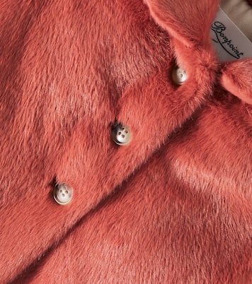 Baby Mantel Douceur aus Faux Fur | Bonpoint