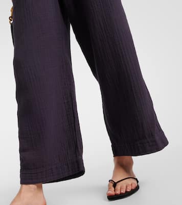 Pantaloni a gamba larga Franny in cotone | Velvet