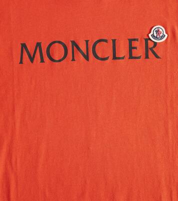 T-shirt in jersey di cotone con logo | Moncler Enfant