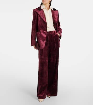 Weite Mid-Rise-Hose aus Cord | Dorothee Schumacher