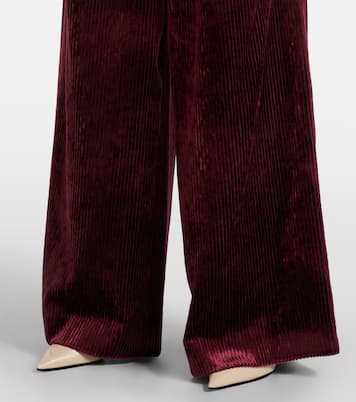 Weite Mid-Rise-Hose aus Cord | Dorothee Schumacher