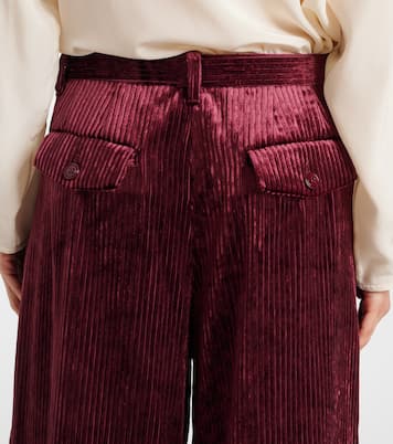 Weite Mid-Rise-Hose aus Cord | Dorothee Schumacher