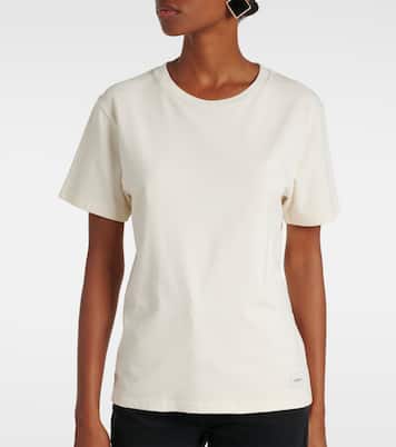 T-shirt in jersey di misto cotone | Saint Laurent