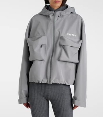 Technical canvas jacket | Miu Miu
