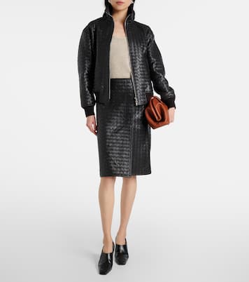 Giacca in pelle Intrecciato | Bottega Veneta