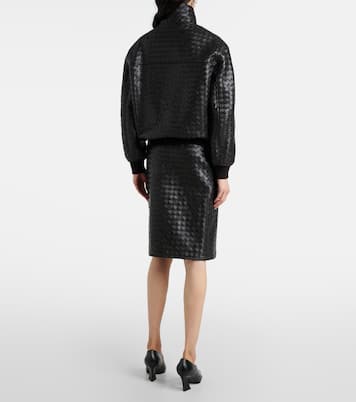 Giacca in pelle Intrecciato | Bottega Veneta