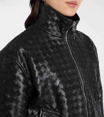 Giacca in pelle Intrecciato | Bottega Veneta
