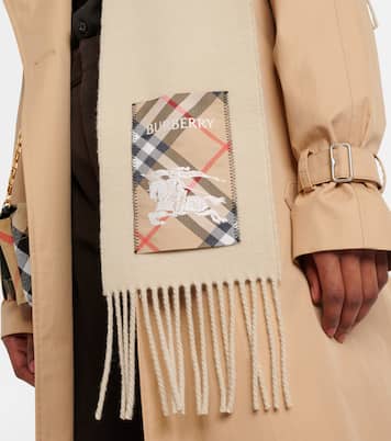 Écharpe en cachemire à logo | Burberry