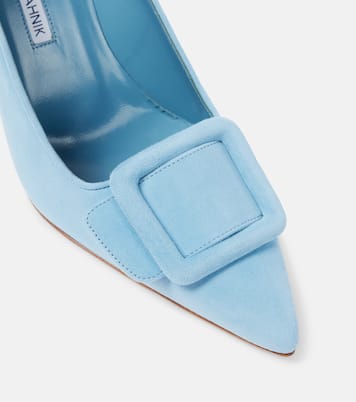 Escarpins Maysale 90 en daim | Manolo Blahnik
