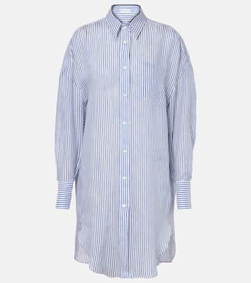 Chemise Monili en organza de lin et soie | Brunello Cucinelli