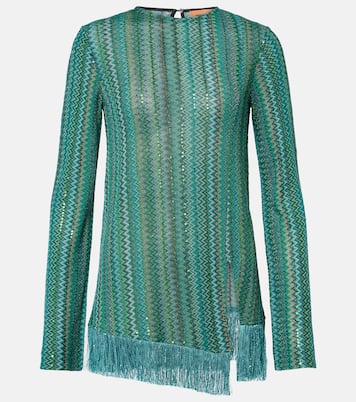 Top Zigzag en lamé | Missoni