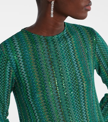 Top Zigzag en lamé | Missoni