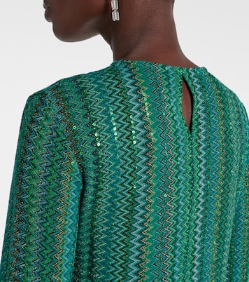 Top Zigzag en lamé | Missoni