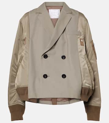 Double-breasted bomber jacket | Sacai