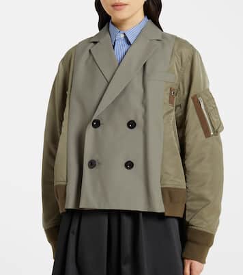 Double-breasted bomber jacket | Sacai