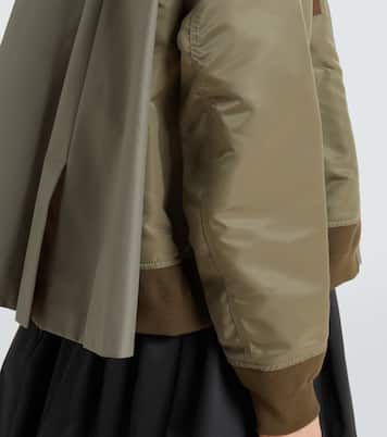 Double-breasted bomber jacket | Sacai