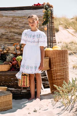 Printed cotton dress | Patachou