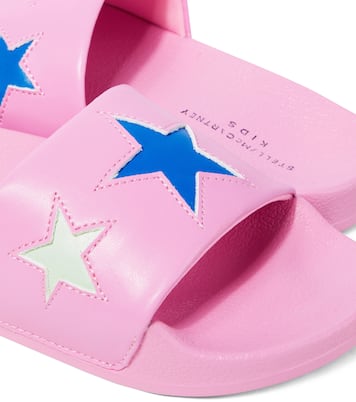 Pantoletten aus Lederimitat | Stella McCartney Kids