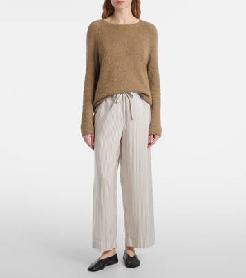 Kathy cotton bouclé sweater | The Row